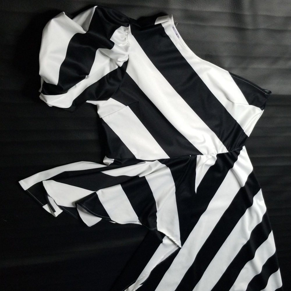 Beetlejuice Off-Shoulder Top